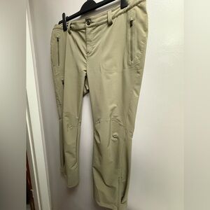 EUC REI Light Tan Adjustable Hiking Pants Women’s Size 16 Petite